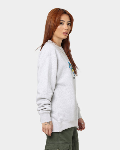 HUF X Marvel Team Up Crewneck Athletic Heather