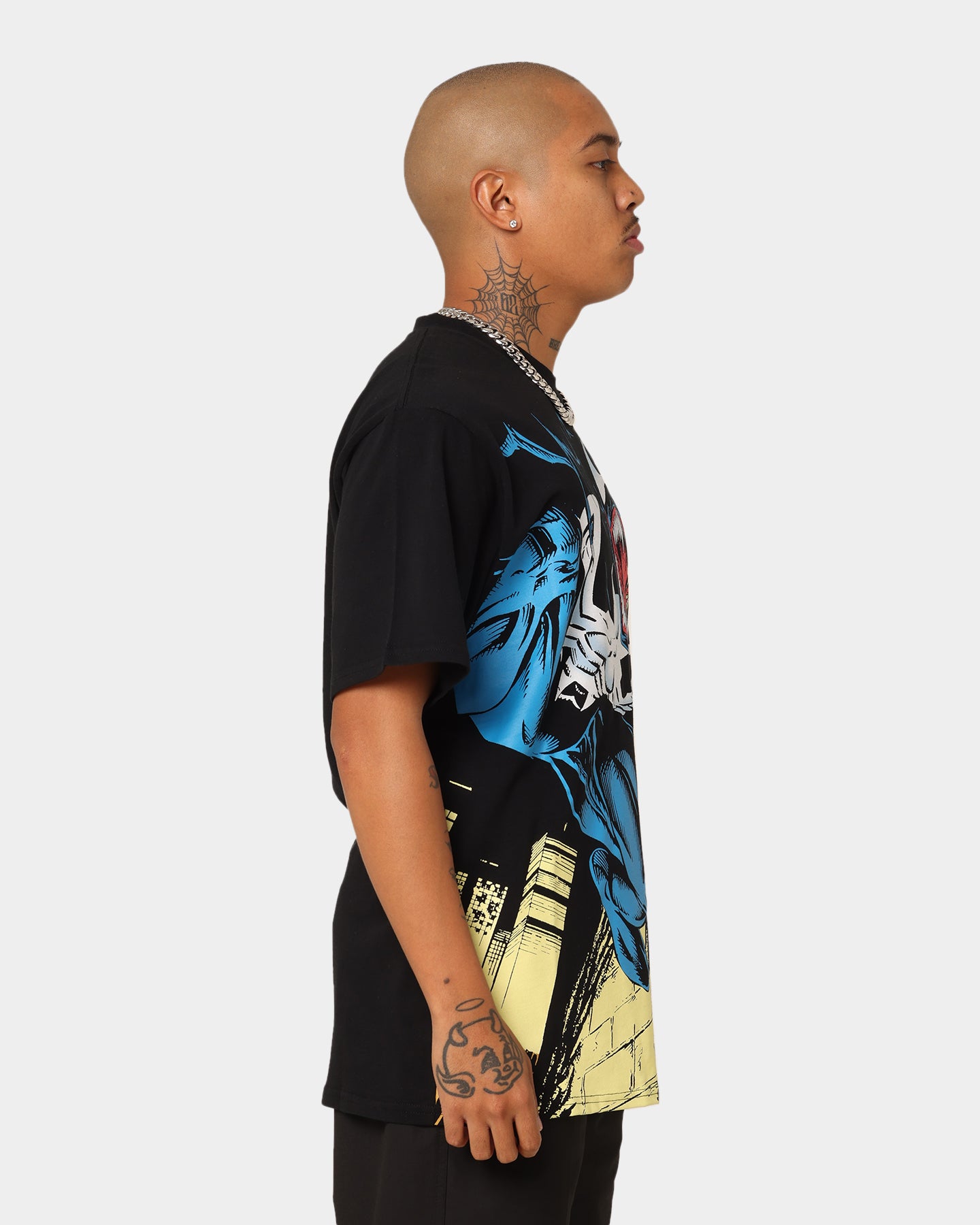 HUF X Marvel Venom T-Shirt Black | Culture Kings US