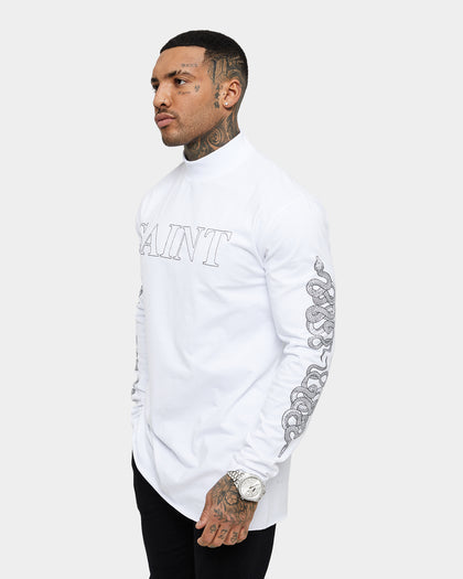 Saint Morta Death Adder Long Sleeve T-Shirt White/Black