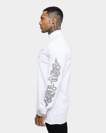 Saint Morta Death Adder Long Sleeve T-Shirt White/Black