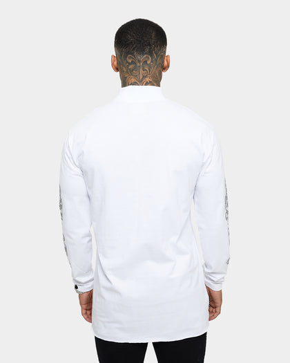 Saint Morta Death Adder Long Sleeve T-Shirt White/Black