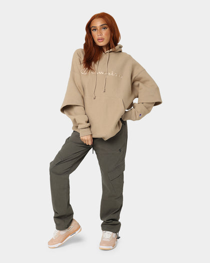 Champion Reverse Weave Double Layer Hoodie Country Walnut