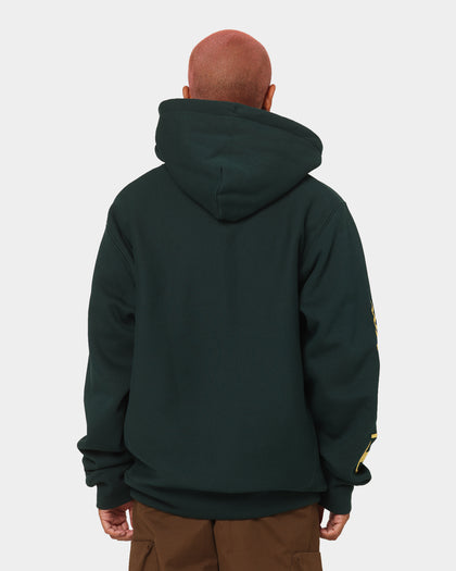 Champion Reverse Weave Quarter Zip Hoodie Midfield Green