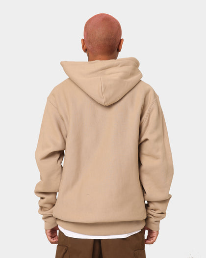 Champion Reverse Weave Quarter Zip Hoodie Country Walnut