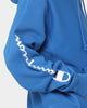 Champion Reverse Weave Quarter Zip Hoodie Living In Blue