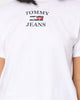 Tommy Jeans Women's Boxy Crop Essential Logo T-Shirt White