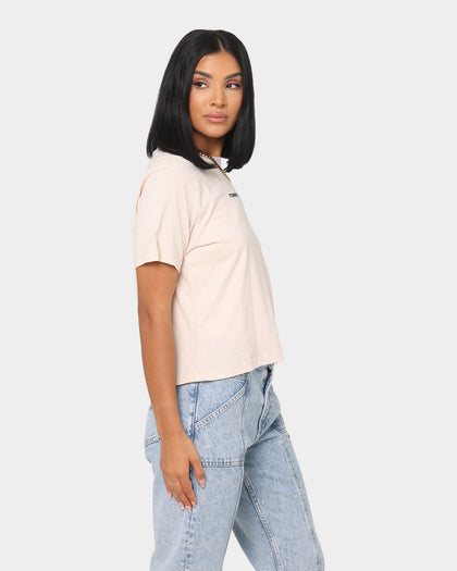 Tommy Jeans Women's Linear Logo T-Shirt Smooth Stone