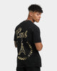 Carre Royale T-Shirt Black Wash/Gold