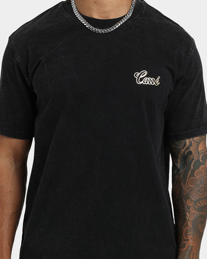 Carre Royale T-Shirt Black Wash/Gold