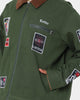 Loiter Patchwork Jacket Green