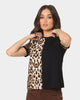 XXIII Women's Arya Leopard T-Shirt Black/Leopard