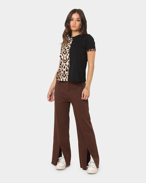 XXIII Women's Arya Leopard T-Shirt Black/Leopard