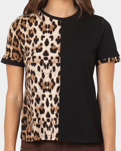 XXIII Women's Arya Leopard T-Shirt Black/Leopard