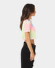 XXIII Women's Eliana Rainbow Mesh Crop Rainbow