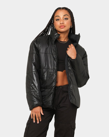 Loiter Certified Reversible Puffer Jacket Black