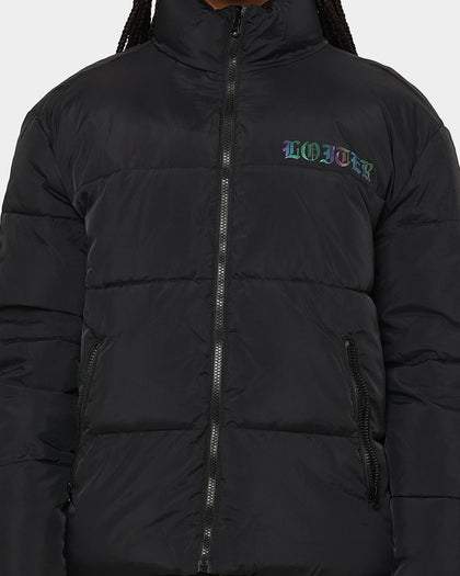 Loiter Certified Reversible Puffer Jacket Black