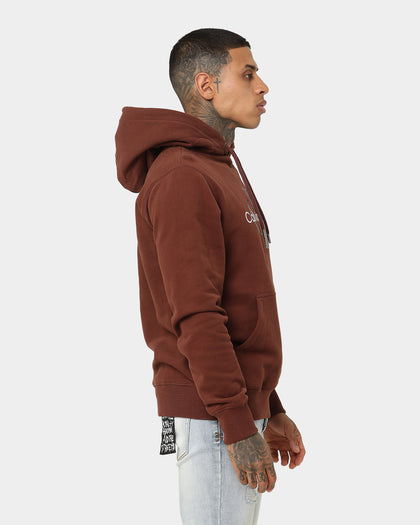 Calvin Klein Monogram Hoodie Dark Brown/Black