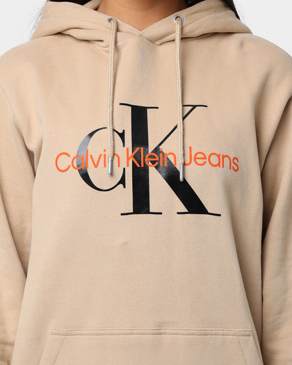 Calvin Klein Monogram Hoodie Tawny Sand/Black