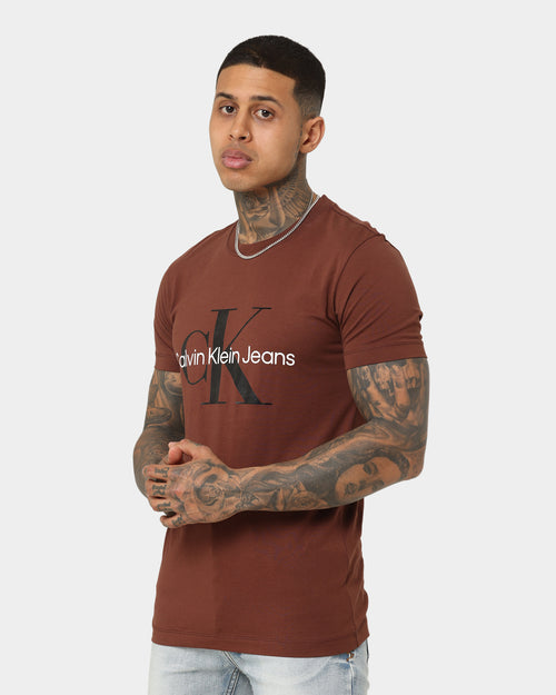 Calvin Klein Monogram T-Shirt Dark Brown/Black