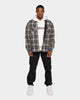 XXIII Trace Plaid Bomber Jacket Black/White