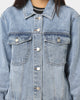 XXIII Women's Brittany Nineties Baby Jacket Washed Blue