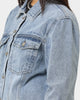 XXIII Women's Brittany Nineties Baby Jacket Washed Blue