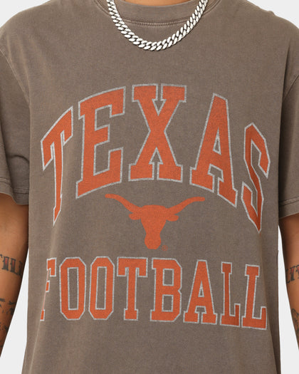 National Collegiate Athletic Association Texas Longhorns Vintage Arch T-Shirt Washed Chocolate