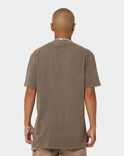 National Collegiate Athletic Association Texas Longhorns Vintage Arch T-Shirt Washed Chocolate