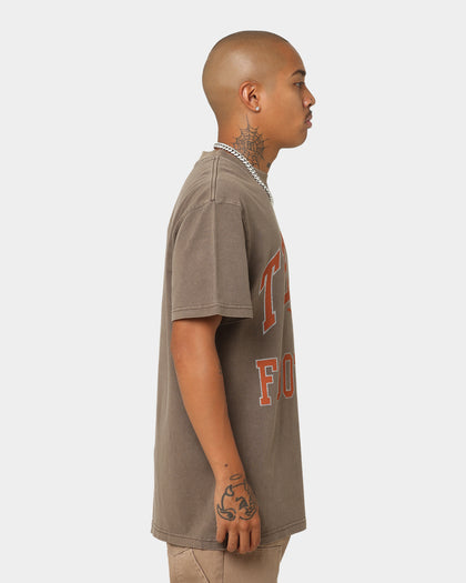 National Collegiate Athletic Association Texas Longhorns Vintage Arch T-Shirt Washed Chocolate