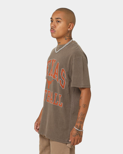 National Collegiate Athletic Association Texas Longhorns Vintage Arch T-Shirt Washed Chocolate
