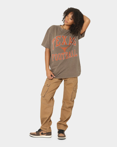 National Collegiate Athletic Association Texas Longhorns Vintage Arch T-Shirt Washed Chocolate