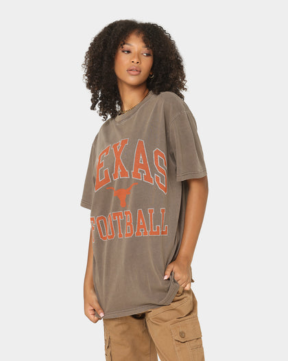 National Collegiate Athletic Association Texas Longhorns Vintage Arch T-Shirt Washed Chocolate
