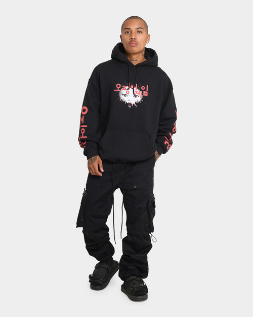 Goat Crew X Squid Game Doll Vintage Hoodie Black