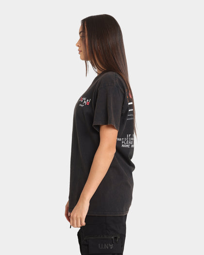 Goat Crew X Squid Game Gun Vintage T-Shirt Black Wash