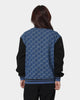 XXIII Athy Denim Baseball Jacket Blue/White