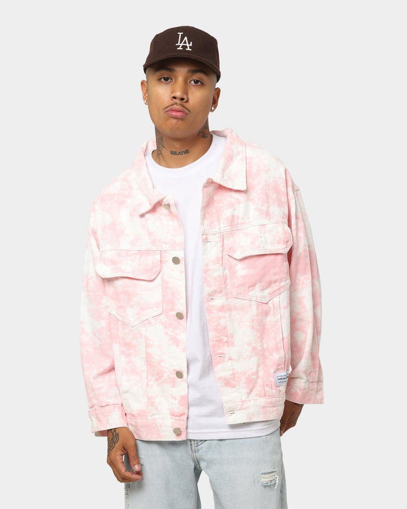 XXIII Tampico Tie Dye Denim Jacket Pink | Culture Kings US