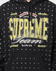Supreme Rhinestone Hoodie Sweatshirt Black