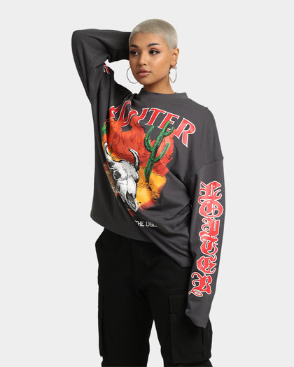 Loiter Rodeo Long Sleeve T-Shirt Charcoal