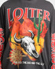 Loiter Rodeo Long Sleeve T-Shirt Charcoal