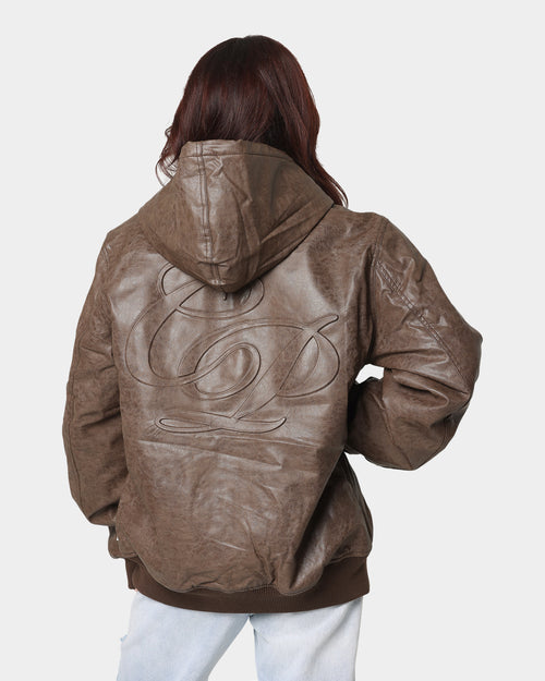 Carré Revolutionnaires PU Jacket Dark Brown