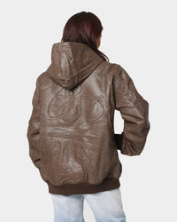 Carré Revolutionnaires PU Jacket Dark Brown