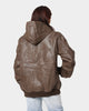 Carré Revolutionnaires PU Jacket Dark Brown