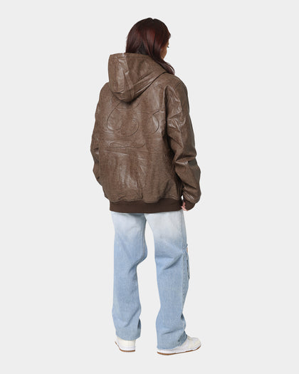 Carré Revolutionnaires PU Jacket Dark Brown