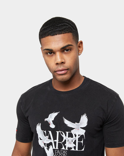 Carre Dove Heaven Vintage T-Shirt Washed Black
