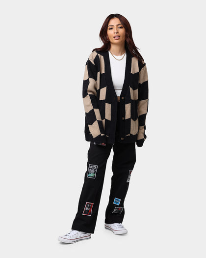 XXIII Meda Check Cardigan Black/Beige