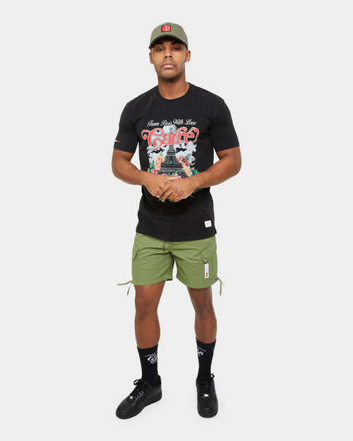 Carre Paris With Love Vintage T-Shirt Washed Black