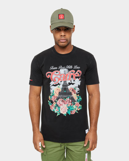 Carre Paris With Love Vintage T-Shirt Washed Black