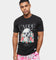 Carre Skull & Rose Vintage T-Shirt Washed Black