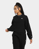 Champion Women's Flatback Rib Crewneck Black