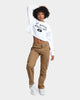 Champion Women's RB Archive Cropped Crewneck White